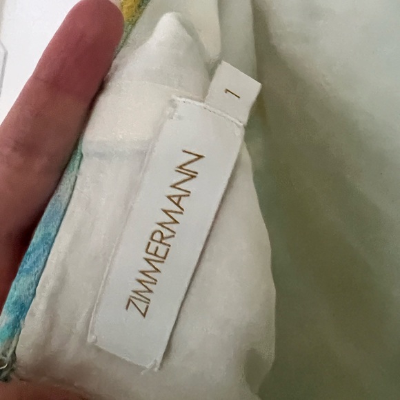 Zimmerman High Tide Frilled Midi Dress - Picture 8 of 8